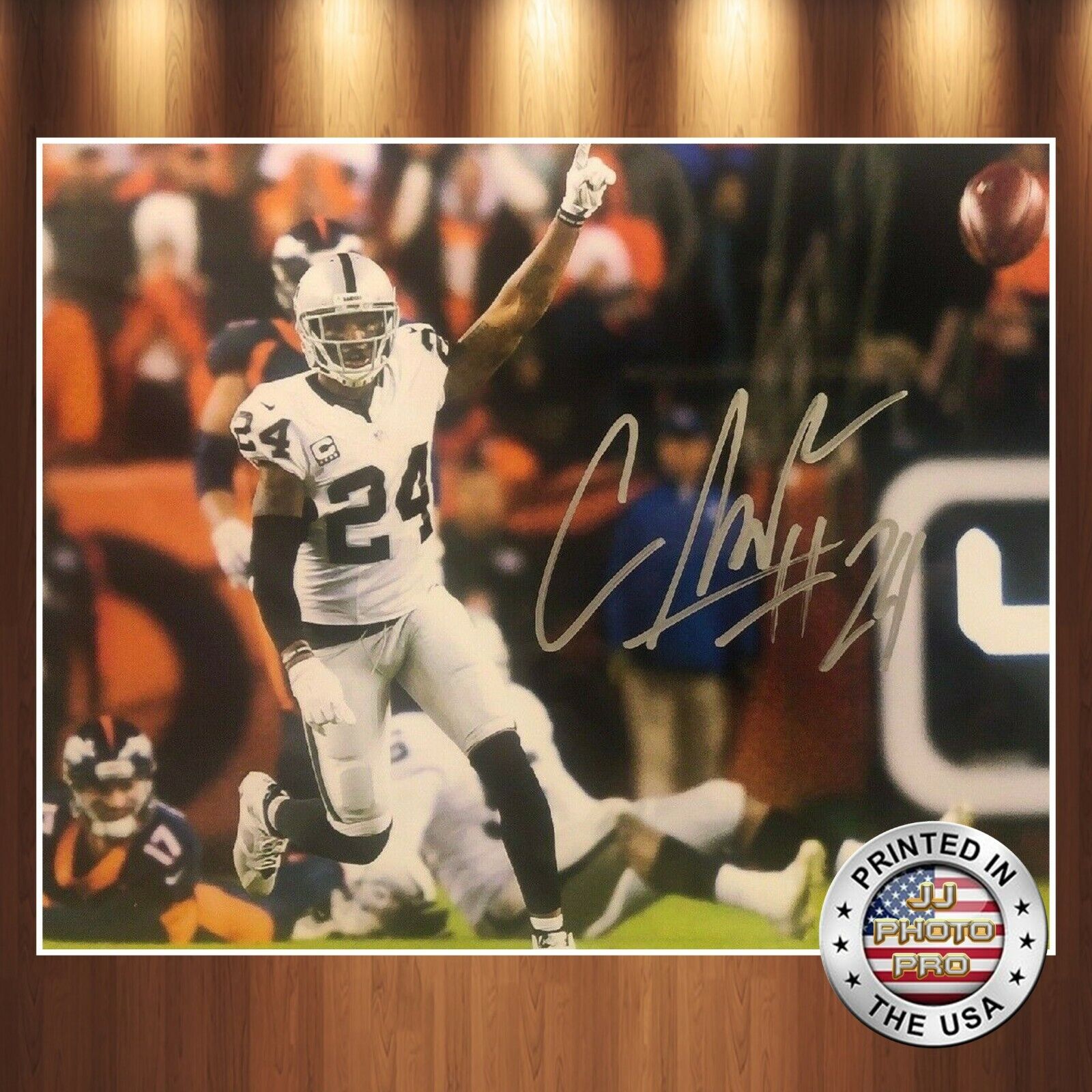 Charles Woodson Autographed Signed 8x10 Photo Poster painting (HOF Raiders) REPRINT