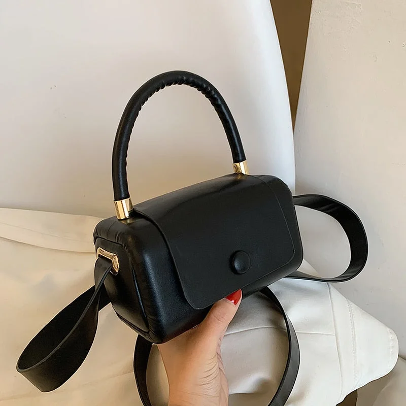 Candy colors Square Tote bag 2021 Summer New PU Leather Women's Designer Handbag Solid color Mini Shoulder Messenger Bag Purses