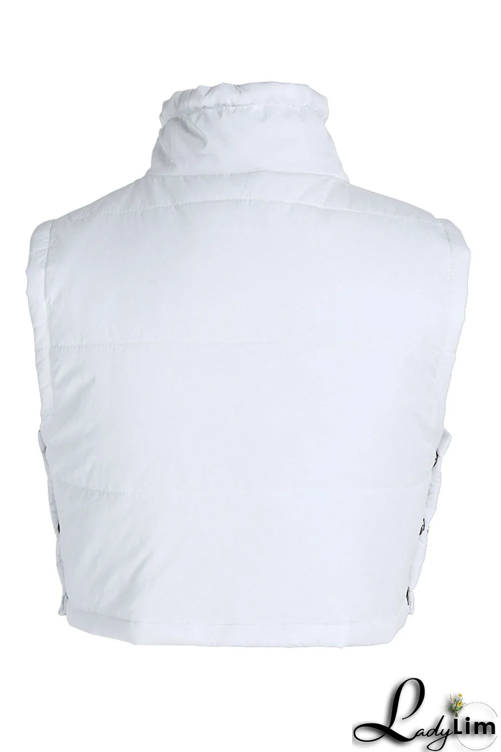 Tangerine Red Casual Street Solid Patchwork Draw String Buttons Zipper Outerwear