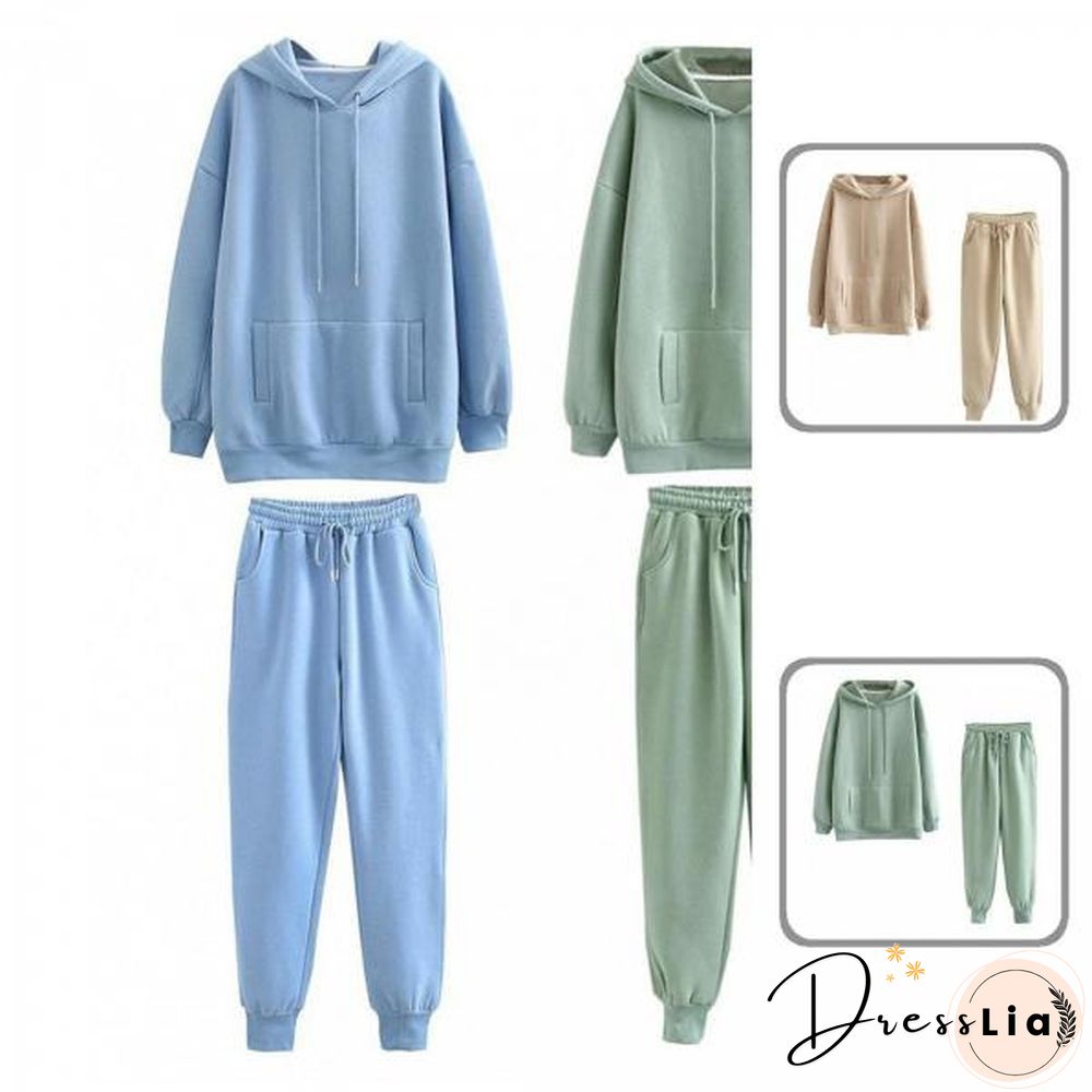 Women Outfit Pockets Hooded For Office