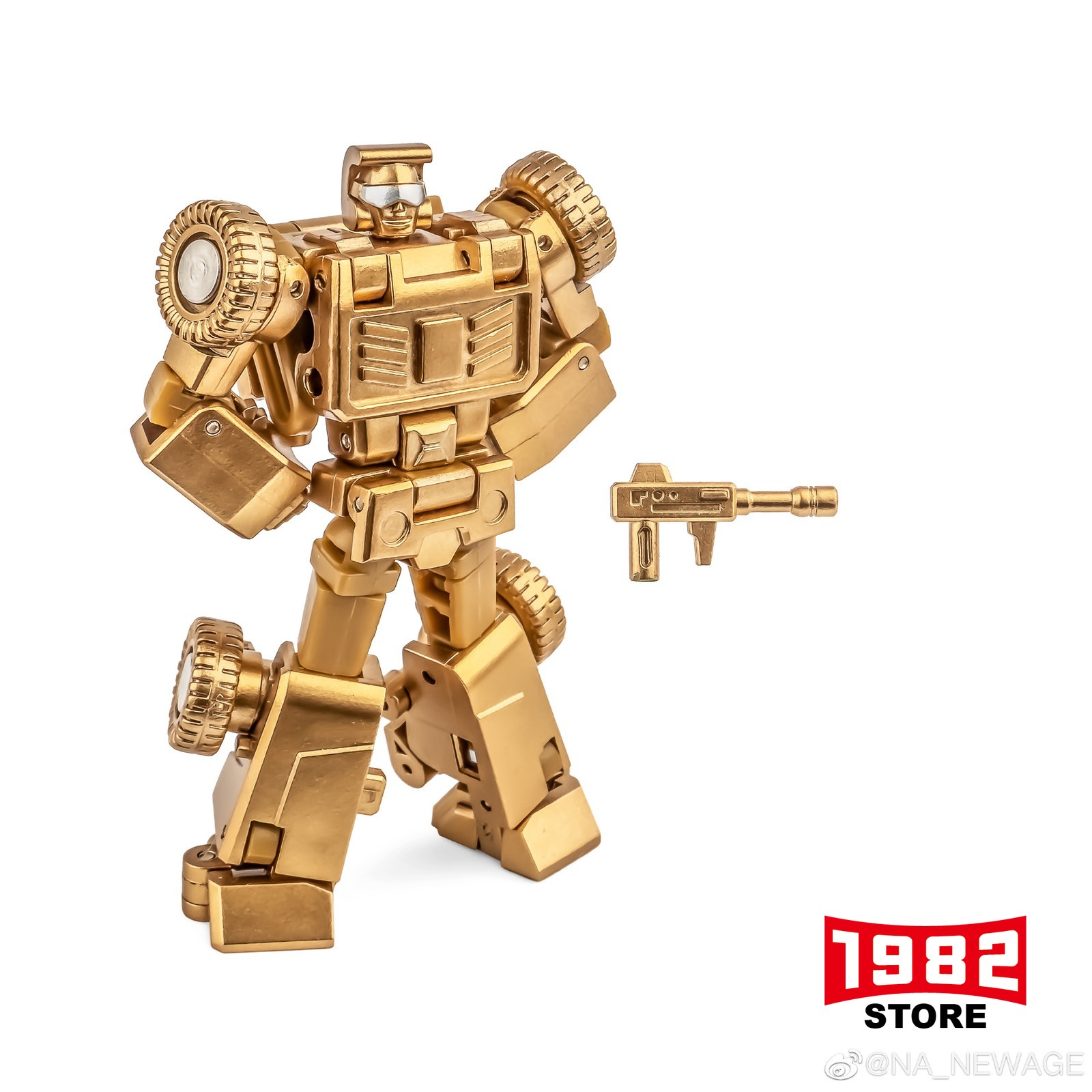 NEWAGE NAH41G JONES Beachcomber golden mini Transformers toy action figure gift