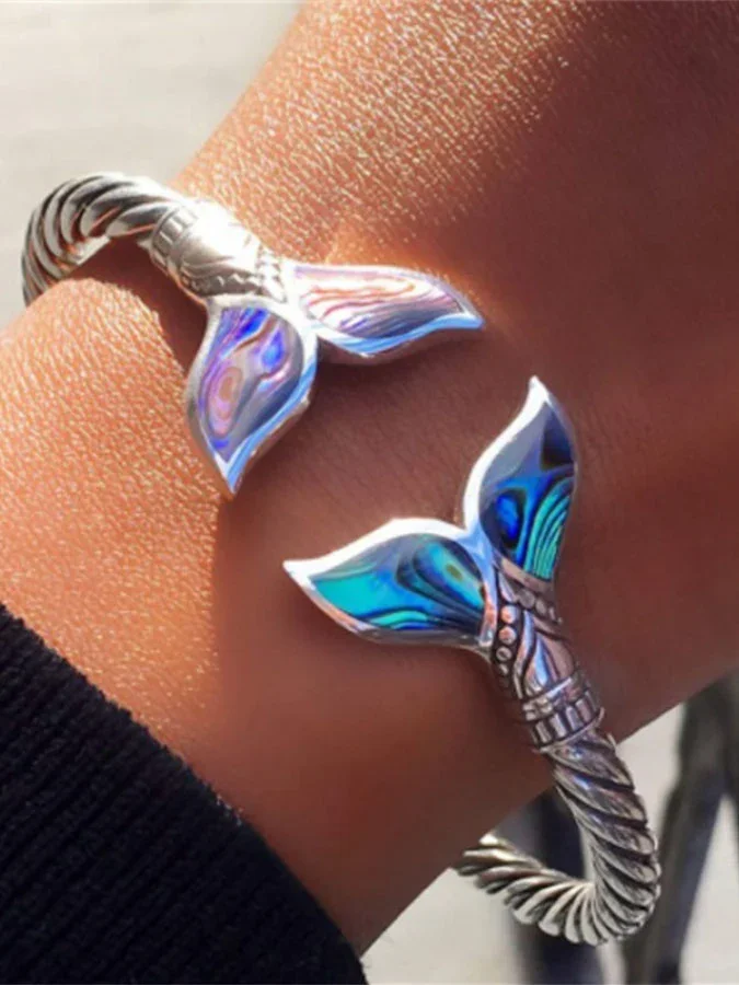 Mermaid Tail Personalized Bracelet