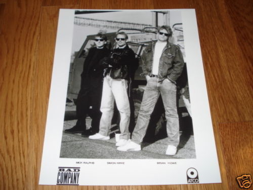 Bad Company Sexy Live Promo 8x10 Music Photo Poster painting