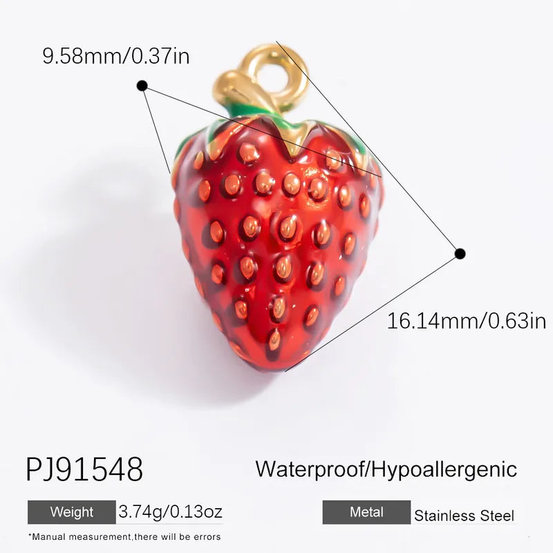 1 Piece 11.1*11.2MM 15.7*17MM 304 Stainless Steel Heart Shape Pendant Chain Jewelry Accessories