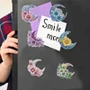 6pcs/set DIY Diamond Painting Fridge Magnetic Sticker Kits(Half Moon)