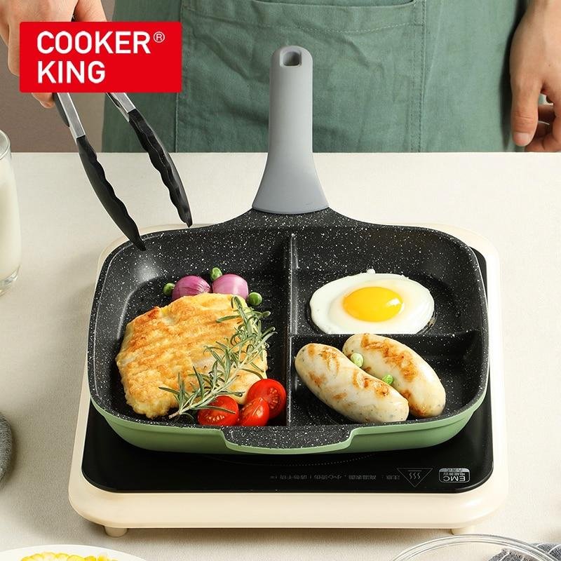 Nonstick Multi-Function Frying Pan Suit For Induction With Anti-heat Handle 26cm