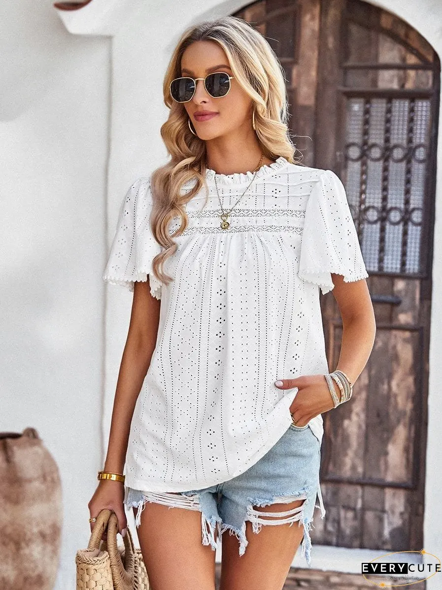 Spring Waffle Knit T-Shirt