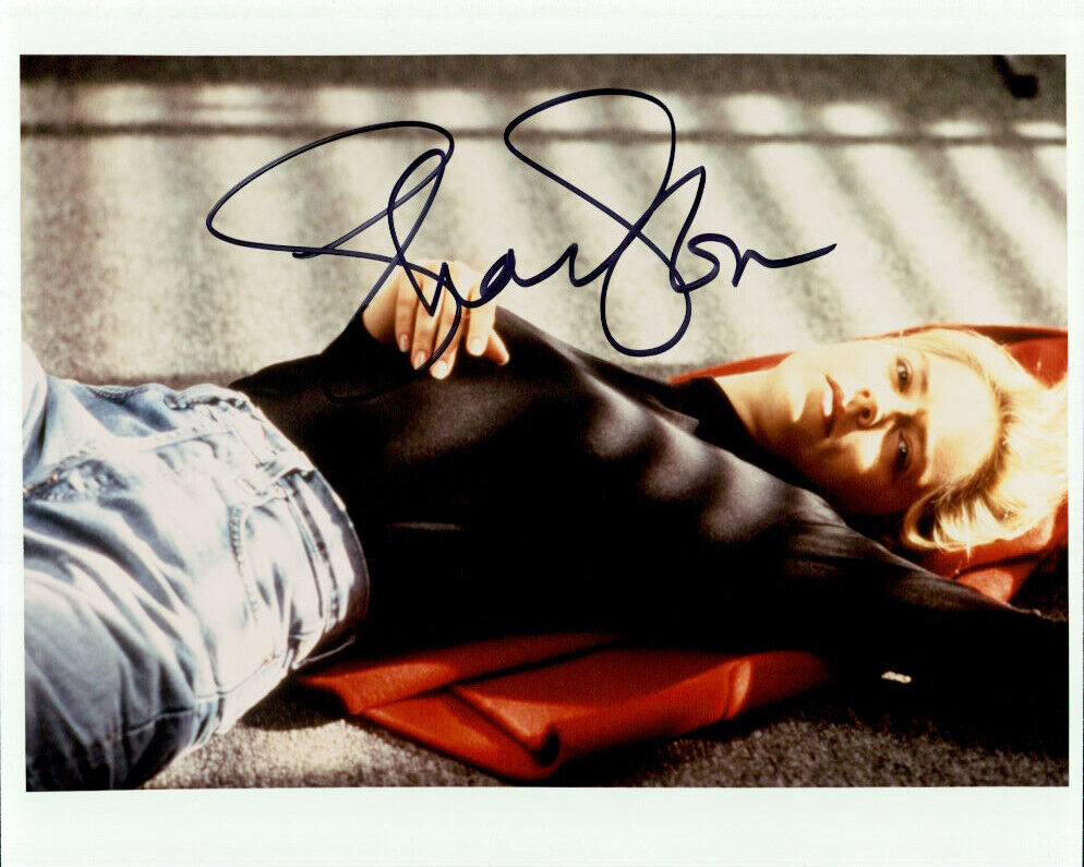 Sharon Stone signed authentic 8x10 Photo Poster painting COA