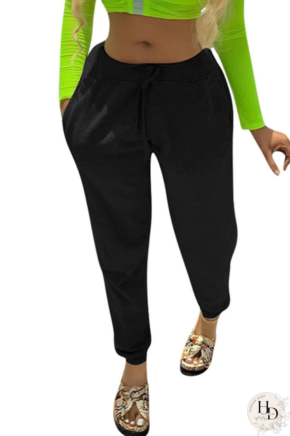 Dark Gray Black Grey Light Gray Dark Blue Polyester Elastic Fly Mid Solid Harlan pants Pants Bottoms