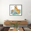Bunny-14CT Stamped Cross Stitch 32*29cm/12.6*11.42in tapestrymarket