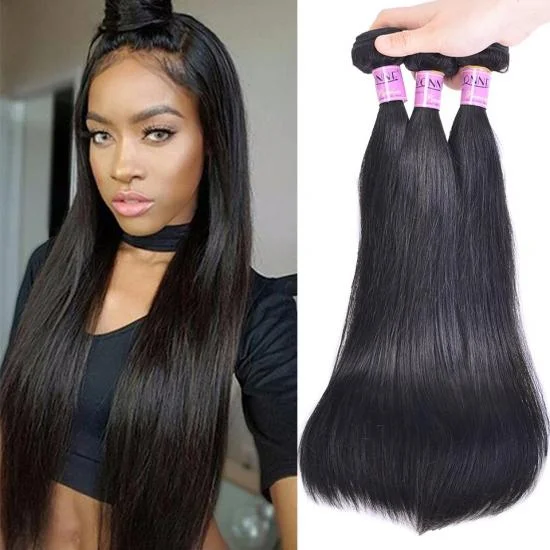  Diamond Quality Brazilian Straight Hair Weave Natural Color 1Pcs/lot 
