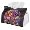 Diamond Painting PU Roses Tissue Box Tissue Holder