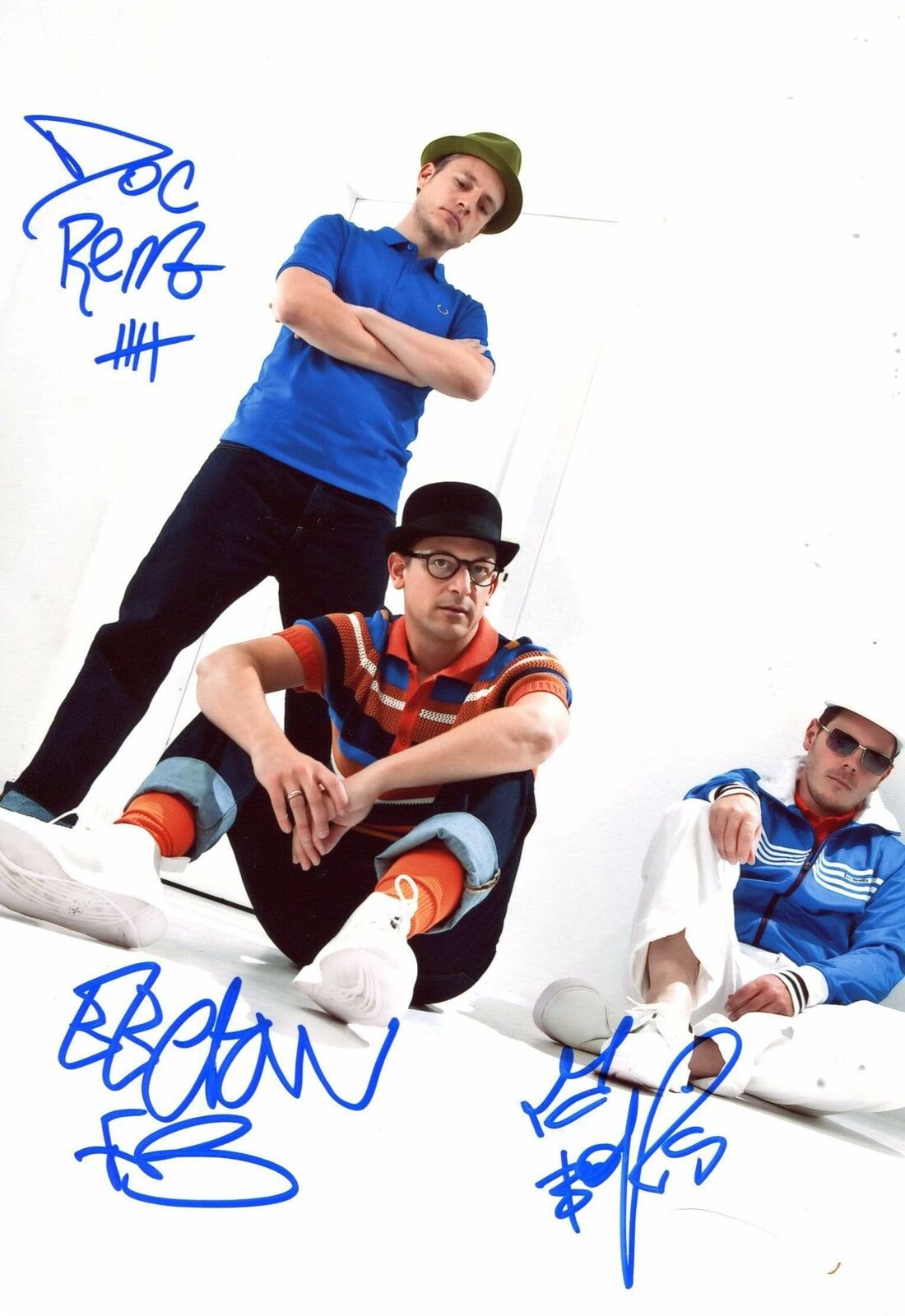 Fettes Brot HIP HOP BAND autographs, In-Person signed Photo Poster painting