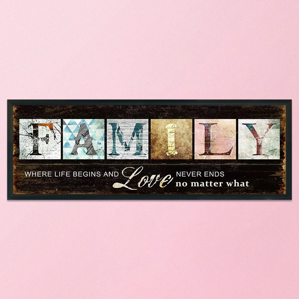 11ct 3-Strand Stampted Cross Stitch - Family(90*30cm)
