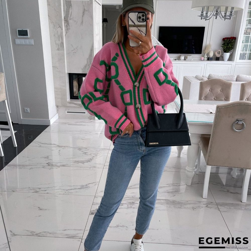 Knitted Cardigan Loose Sweater Coat Sweater | EGEMISS