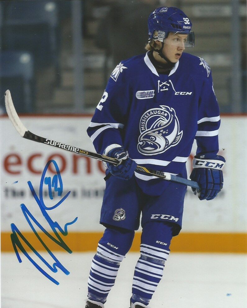 Mississauga Steelheads Alexander Nylander Autographed Signed 8x10 Photo Poster painting COA A