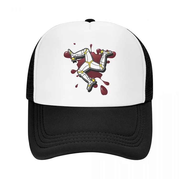 Cool Isle Of Man Flag Trucker Hat Women Men Personalized Adjustable Adult Baseball Cap Outdoor Snapback Caps