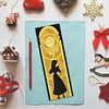 Princess Belle-11CT Stamped Cross Stitch Bookmark 18*6cm(Double Sided)