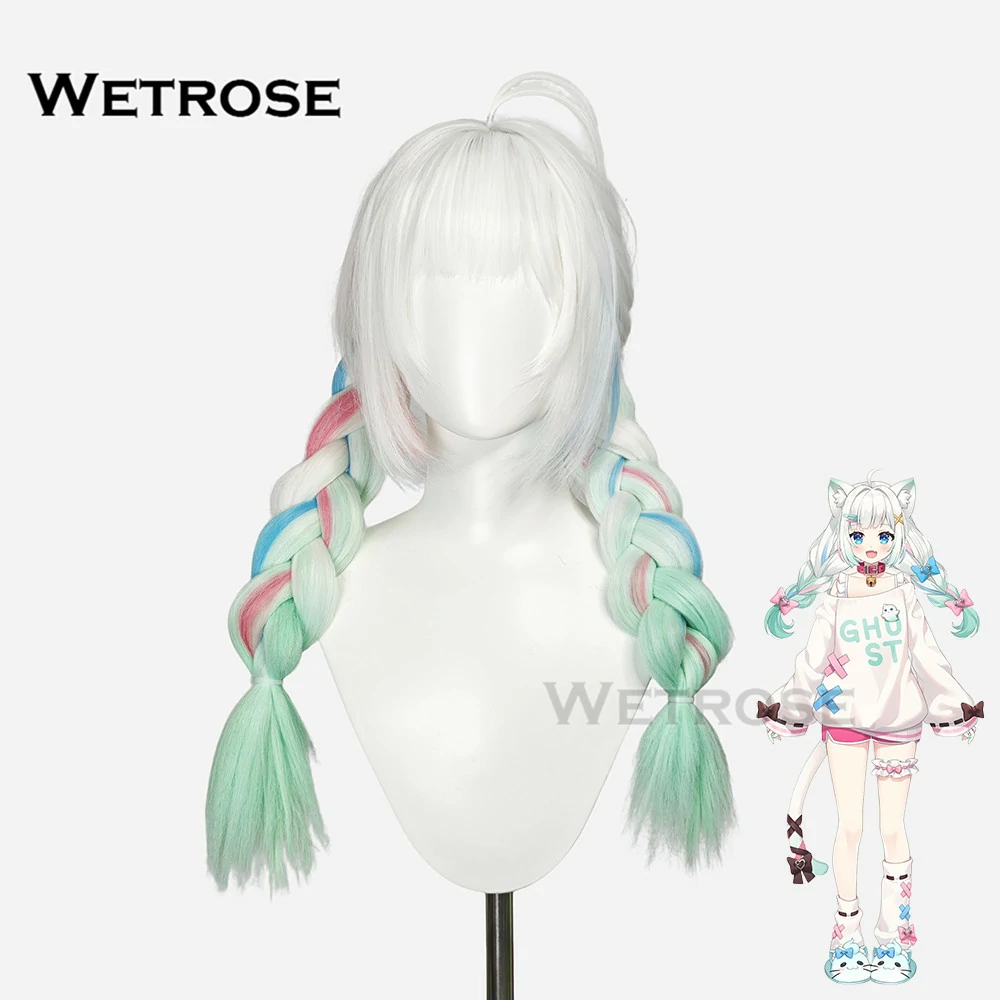 [Wetrose] Vtuber Mint Fantome Mintotaku New Outfit Cosplay Wig