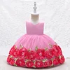 Baby Girl Flower Baptism Newborn Wedding Infant Party Dresses