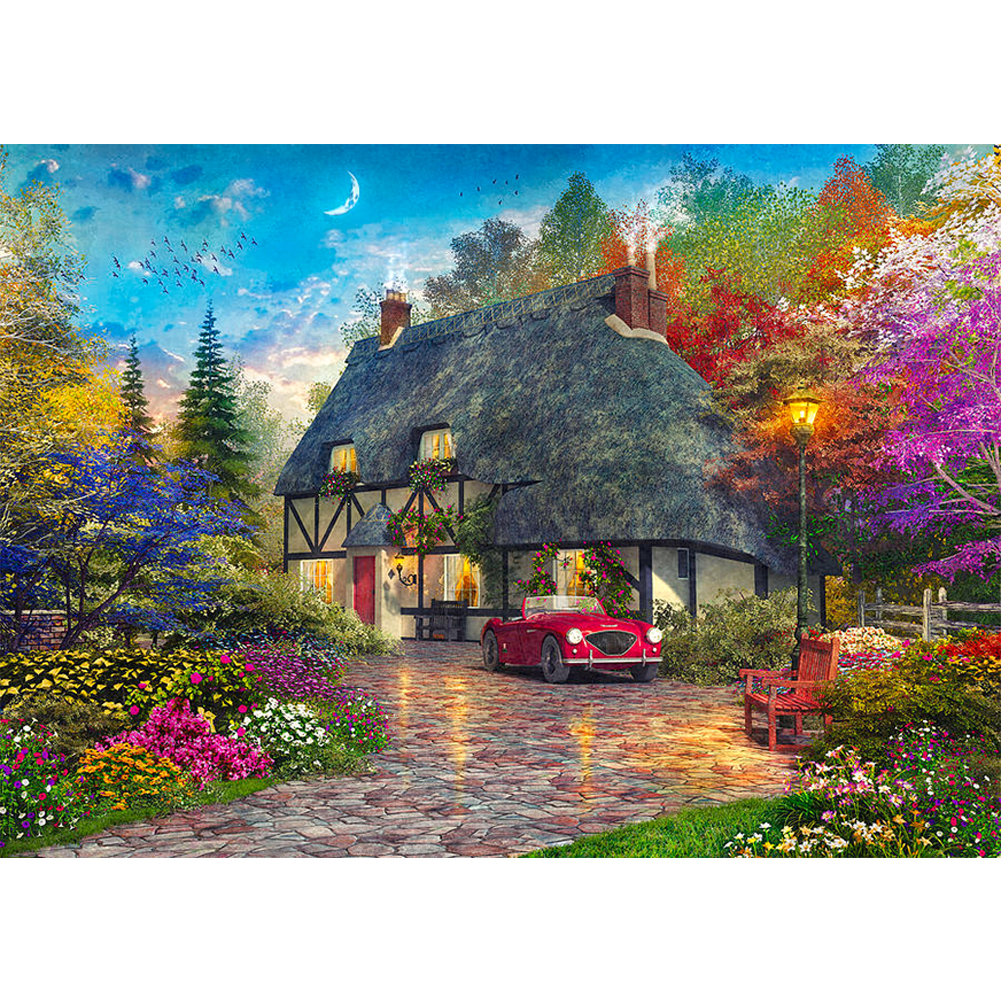 

Rural House - Round Drill Diamond Painting - 70*50CM (Big Size), 501 Original