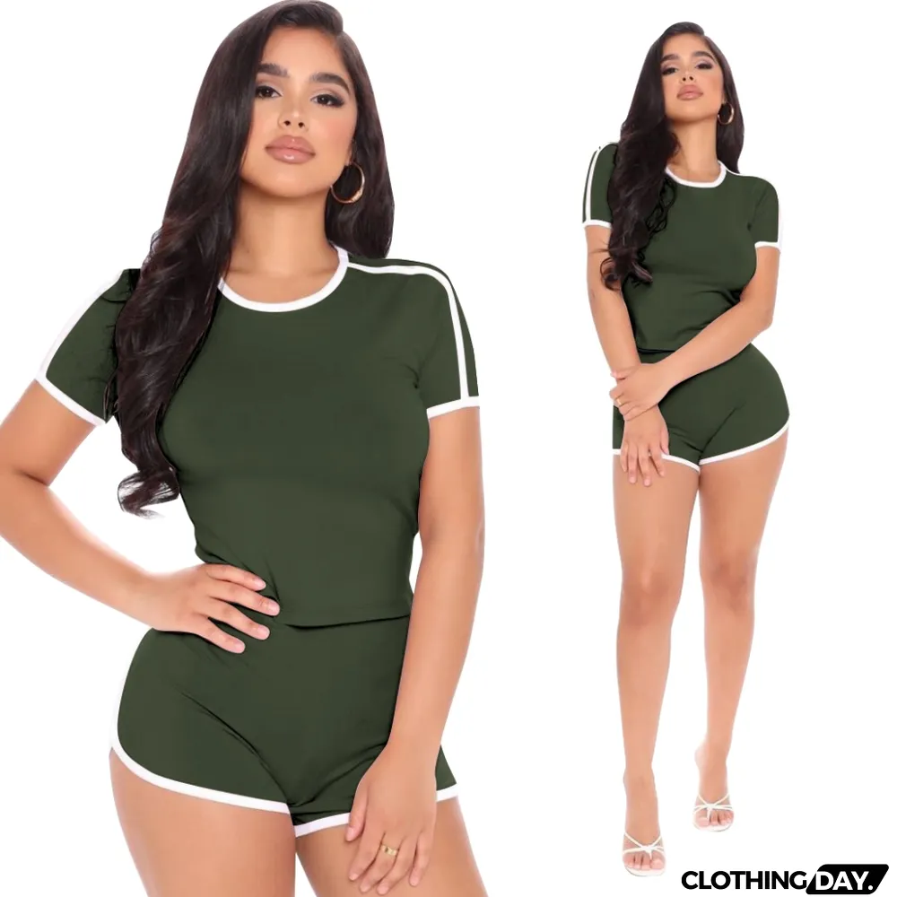 Summer Two Piece Leisure Short Set