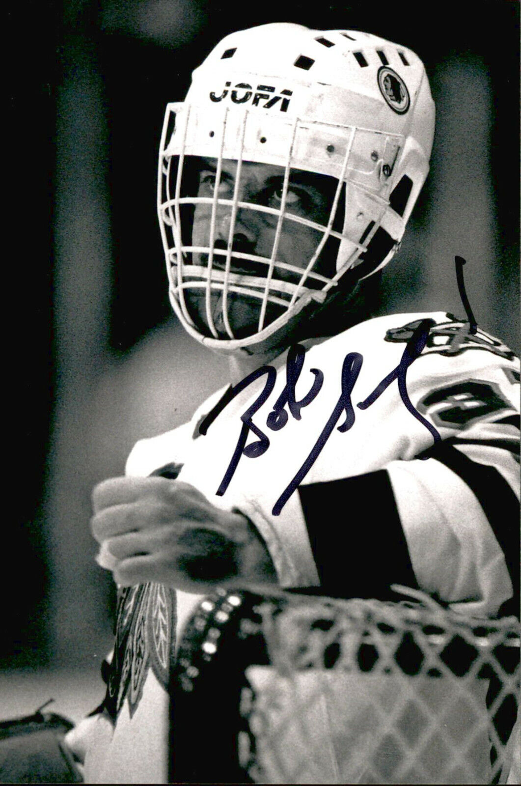 Bob Sauve SIGNED autographed 4x6 Photo Poster painting CHICAGO BLACKHAWKS #2