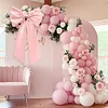 Large Bow Decor Satin Ribbon Bow Tie Giant Hanging Bowknot Party Wall Decoration