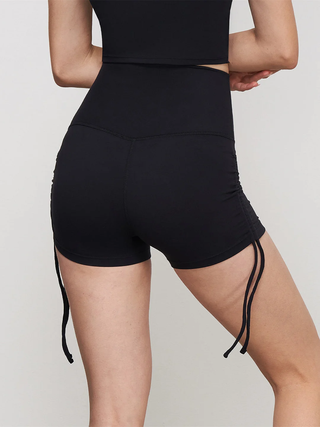High Waisted Athleisure Yoga Shorts