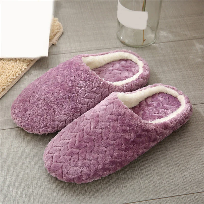 Pongl Dropship Shoes Slipper Womens Home Plush House Winter Warm Slippers Soft Sneakers Indoors Bedroom kapcie pantuflas zapatos