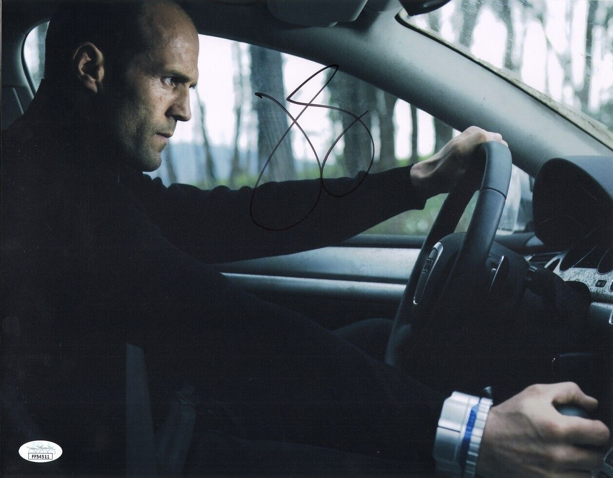 ~~ JASON STATHAM Authentic Hand-Signed ~CRANK~ 11x14 Photo Poster painting (JSA COA) A~~