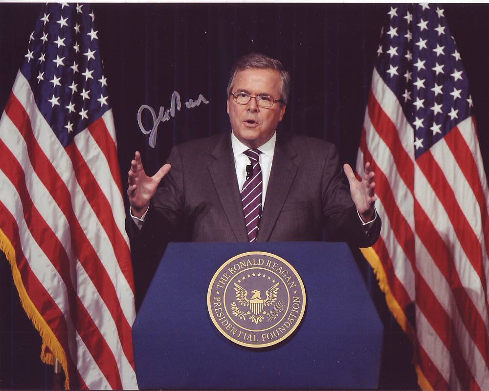 JEB BUSH signed autographed Photo Poster painting