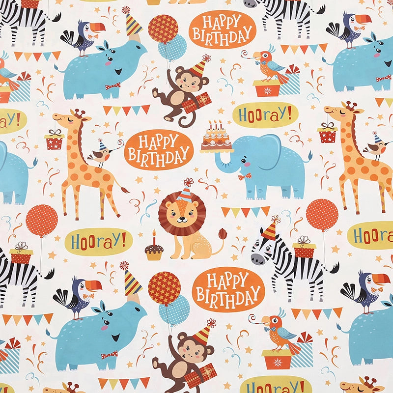 Children’S Day Birthday Cute Animal Cartoon Party Gift Wrapping Supplies Party Supplies Gift Wrapping Supplies
