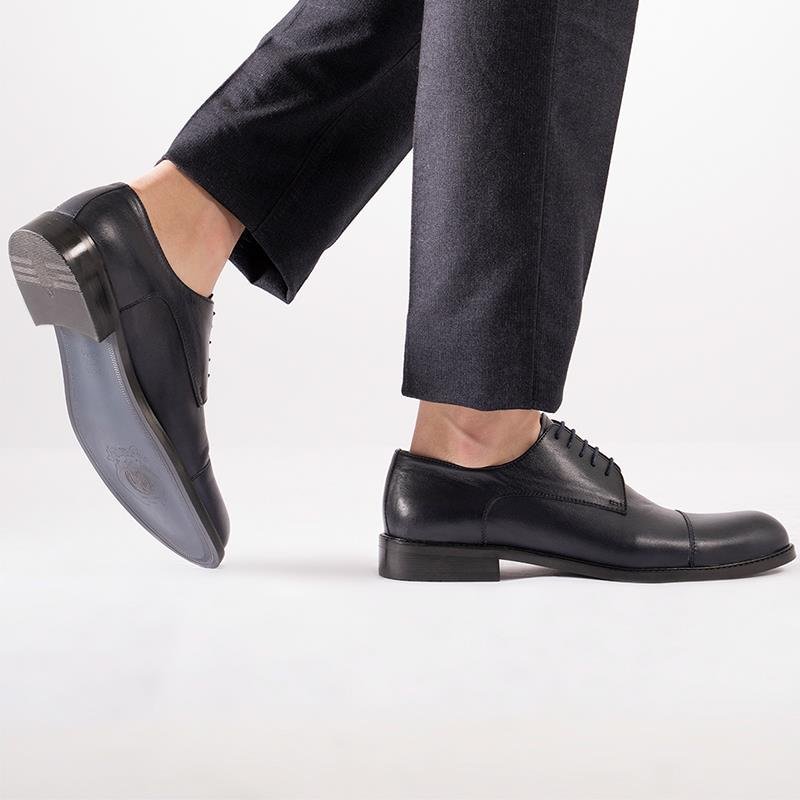 Callizio Men's Derby Shoes Genuine Leather 2020 Male Dress Footwear Classic Black Pure Lining Winter Summer British Wedding