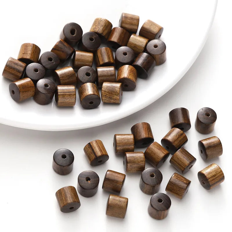 1 Set Diameter 8mm Hole 1~1.9mm Wood Geometric Jewelry Accessories