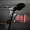 TUJIYD Bicycle Taillight Digital Brand Road Mountain Bike Night Riding Safety Warning Light Cycling Equipment Number Plate