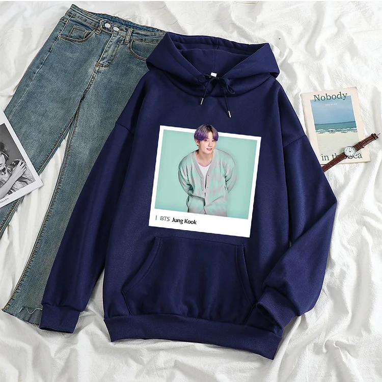 Jungkook best sale blue hoodie