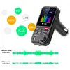 1.8 Inch Wireless Bluetooth-Compatible FM Transmitter QC3.0 Charging MP3 Player
