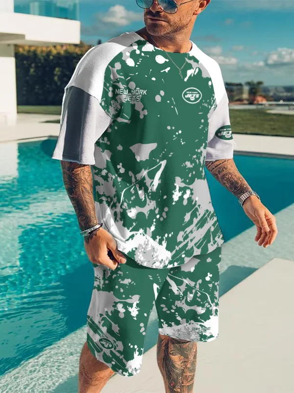New York Jets Limited Edition Top And Shorts Two-Piece Suits