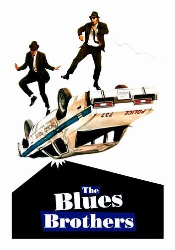 THE BLUES BROTHERS MOVIE POSTER - Photo Poster painting QUALITY INSERT -  POST!