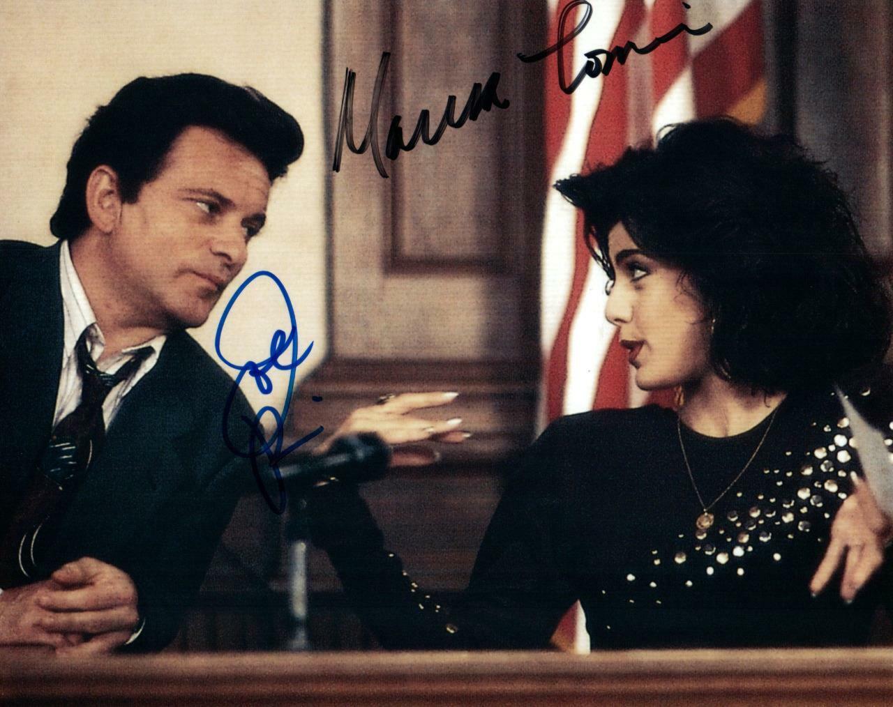 Marisa Tomei Joe Pesci signed 8x10 Pic autographed Photo Poster painting + COA