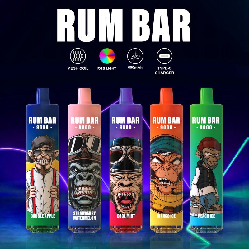 RUMBAR 9000Puffs Disposable Vape Wholesale QST CTYVape