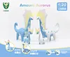 1/20 Scale World Amaura & Aurorus Set - Pokemon Resin Statue - YeYu Studios [In Stock]