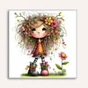 Quirky Girl-Paint by Numbers Quirky Girl 40*40CM