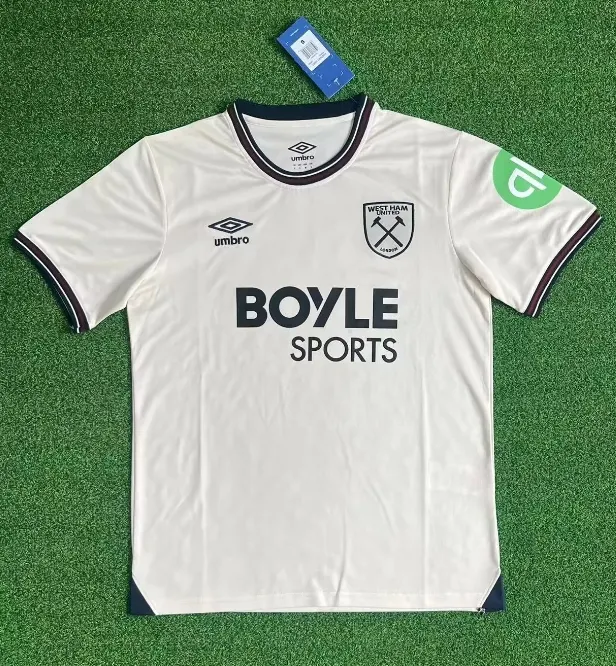 2025-26 West Ham United Away Jersey - Fan Edition