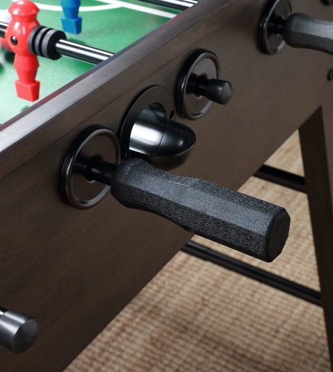 Textured Grip Handles, Dual-stage ball-bearings