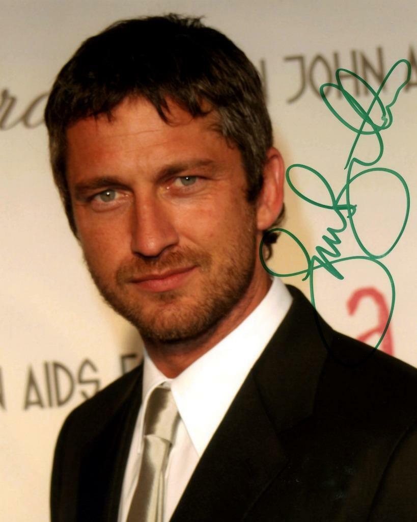 GERARD BUTLER SIGNED AUTOGRAPHED 10 X 8