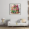 Pumpkin-Partial 11CT Stamped Cross Stitch Bead Embroidery 36*36cm/14.17*14.17in tapestrymarket