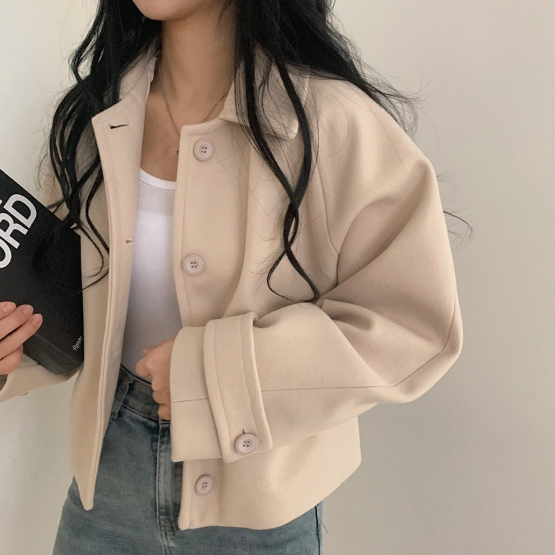 OLCooL 2024 Fall Fashion Vintage Oversized Wool Jacket olcool