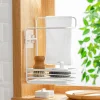 Home Kitchen Counter Top Standing Wall Hanging Towel Sponge Storage Drainage Rack
